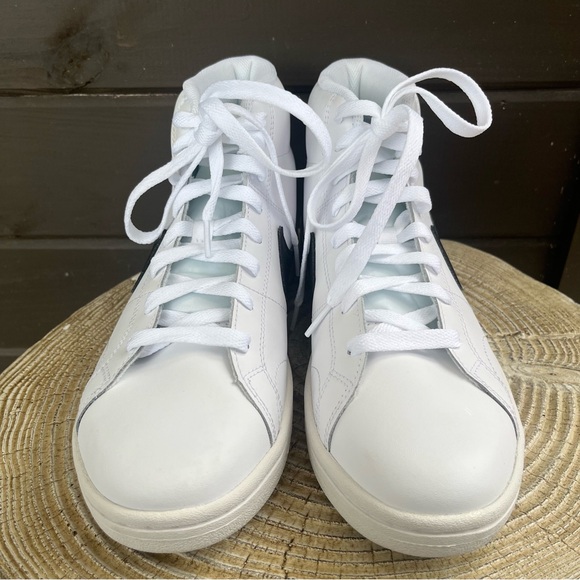 Nike Court Royale 2 Mid CQ9179-100 Men's White/Black Sneaker Shoes Size … - Picture 8 of 12